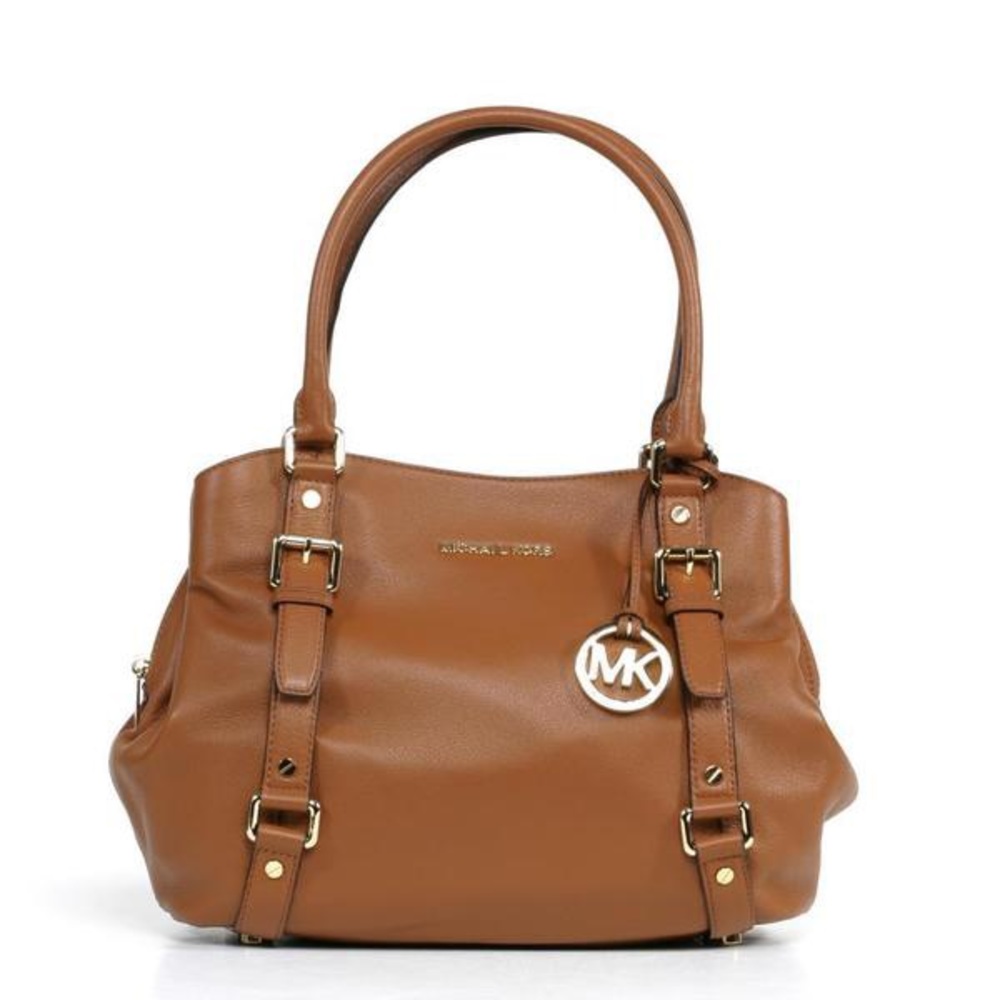 Michael Kors Bedford Satchel Cognac